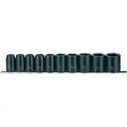 Teng 9121 - Impact Socket Set Metric 1/2" Drive 10 Piece