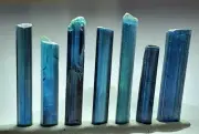 blue Indicolite tourmaline crystals