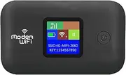4G LTE Wi Fi Mobile Hotspot, Portable Wi Fi Hotspot for Travel, 10 Connected Devices, Cordless Internet Router Devices with SIM Card Slot, for Europe Africa Southeast Asia