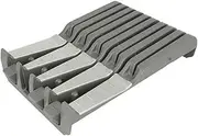 Blum Orga Line Knife Holder 177, 5 mm x 260 mm – KS Dusty Grey/Stainless Steel, Pack of 1, 6484600
