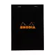 法國RHODIA 上掀式騎馬釘方眼筆記本/ A5/ Black/ Squared eslite誠品