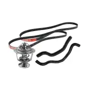 Gates Thermostat + Radiator Hose + Drive Belt Kit for Mazda 3 BM BN CX-5 2.5L