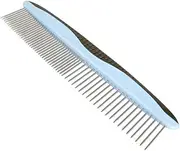 Portable Dog Cat Grooming Comb Ergonomic Non Slip Design Removes Loose Hair Tangles Durable for Indoor Cats Dogs