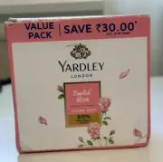 Yardley London English Rose & Lavender Luxury Bathing Soap 100 g Each Pack Of 3