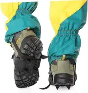 [LIFKOME] 4 Teeth Ice Climbing Anti Crampons Shoes Snow Grips for Hiking Ice Cleats High-Strength Manganese Steel