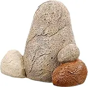 LAPYAPPE Outdoor Key Storage Box Key Hider Designed As Realistic Stone for Garden Decor for Outside Courtyards and Patios