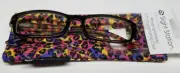 +1.25 SIGHT STATION Animal Print Fashion Style WOMENS READING GLASSES + CASE $20