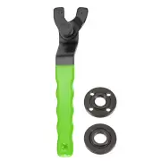 Adjustable Angle Grinder Wrench Set 0.4"-1.9" Range Lock Nut Pin Spanner Green