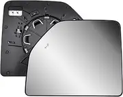 Replacement Driver Left Side Door Towing Mirror Main Big Glass Flat Heated with Back Plate and BLIS for Ford F-150 F 250 F-350 F-450 F-550 from 2015 to 2024
