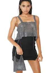 [Fraiser Sterling] Exclusive After Party Rhinestone Purse