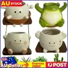 Swing Face Planter Pot Hanging Head Planter Cute Smile Face for Home Decor