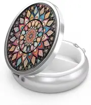 Pill Box 3 Compartment Medicine Pill Case,Portable Pill Box for Pocket or Purse