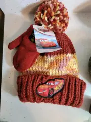 DISNEY PIXAR CARS TOBOGGAN MITTENS