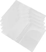 [Abaodam] 5pcs Transparent Passport Cover Holder Durable Document Organizer with Multiple Card Slots for Travel Id and Credit Cards Lightweight and Stylish Protector Case