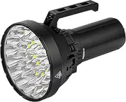 IMALENT MS32 Brightest LED Torch 200,000 Lumens, Tactical Flashlights High Lumens with Cree XHP 70.2 LEDs OLED Display Type-C Rechargeable Flashlight for Outdoor, Caving, Emergency