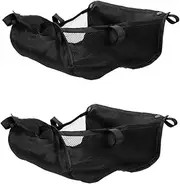 RORPOIR 2pcs Stroller Organizer Pram Organiser Bag Stroller Bottom Storage Diaper Bag Holder Oxford Fabric