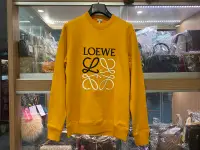 在飛比找Yahoo!奇摩拍賣優惠-☆最愛二手精品☆ LOEWE  全新黃色雙色LOGO刺繡長袖