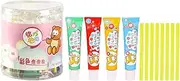 Funny Outdoor Toy 20x Blow Bubbles with Straws Unbreakable and Entertaining for Adults