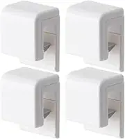 MAGICLULU 4pcs Non-Marking Clip Toothpaste Hanging Clip Toothpaste Wall Holder Toothpaste Clip Wall Clips for Hanging Toothpaste Wall Clip Hanging Toothbrush Holders Care Holder