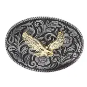 Vintage Eagle Metal Alloy Belt Buckles Unix Western Buckle Cowboys Cowgir NM CR
