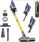 Cordless Vacuum Cleaner 550W 45Kpa,with LED Screen, Max 60 Mins Runtime for Hard