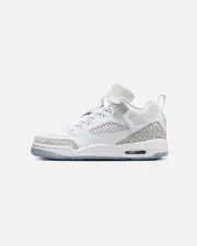 [JORDAN] Jordan Kids' Spizike Low (Gs) White/neutral Grey-metallic Silver - Size 4Y 4Y White/Grey