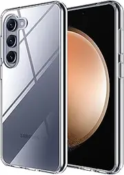 [MEZON] Ultra Slim Case for Samsung Galaxy S23 FE – Premium Crystal Clear Case – Shock Absorption, Wireless Charging Compatible (Galaxy S23 FE, Gel Clear)