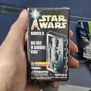 Tomy Kubrick Star Wars Series 3 Han Solo in Carbonite Block Mini Figure Open Box