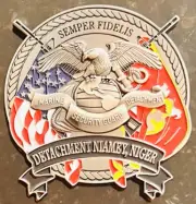 MSG-Det Marine Security Guard Detachment Niamey, Niger Challenge Coin