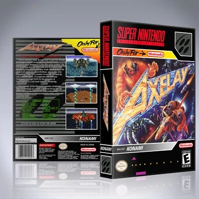 SNES Case - NO GAME - Axelay