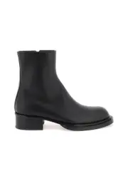 Alexander Mcqueen Cuban Stack Ankle Boots