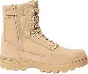 [Brandit] Men's Tactical Side Zip Boots Camel