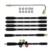 Pressure Washer Extension Rod for Water Broom Undercarriage Cleaner Driveway For