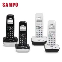 在飛比找燦坤線上購物優惠-SAMPO 2.4G無線電話雙機(隨機出貨不挑色)(CT-B