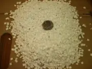 Bean Bag/Corn Hole PVC Plastic Pellet Fill 5lbs Teknor Apex Co. RE9018 UV White