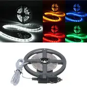 3M 300 SMD 3528 LED Flexible Strip Light Cigarette Charger Cars Trucks Dashboards Decor DC12V 13344 RED