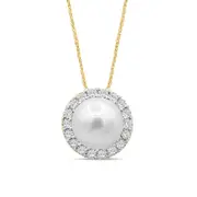 Bevilles Pendant Necklace 9ct Yellow Gold