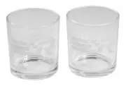 Mercury Racing Rocks Glass Set, Set of Two 10 oz. Glasses MER-60012