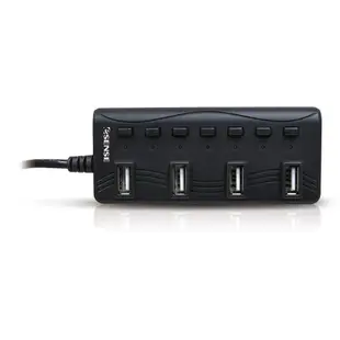 Esense逸盛 擴充戰士升級版 7-port USB 2.0 HUB-2A USB多接器 高速集線器 筆電 桌電 7孔