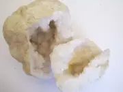 Beautiful Large Crystal Geode Split in half about 3 1/2 pounds