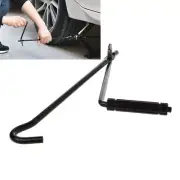 Folding Steel Car Scissor Jack Crank Lever Handle Lift Rod Post Garage Tool 1x
