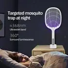 Mini Electronic Swatter Handheld Wasp Fly Bat Zapper Racket Killer
