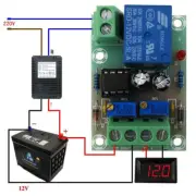 12V Smart Charger Power Control Board Storage Battery Charging Controller Module