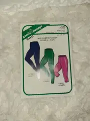GREEN PEPPER SEWING PATTERN F736 SPORTIGHTS Sz. S-2XL CAPRI ANKLE STIRRUP