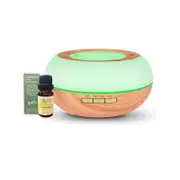 TODO 300ml Humidifier Aromatherapy Diffuser w/ LED Light Essential Oil