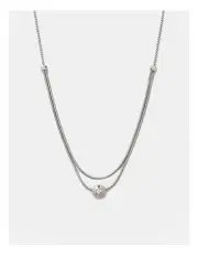 [Mimco] Enliven Toggle Necklace in Silver