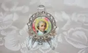 Silver Rosary Center Part/Color /Rosary Making/St. John Baptist de la Salle # 2