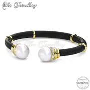 Pearly Bangle (Yellow Gold)