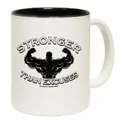 Gym Stronger Than Excuses Mug Cup