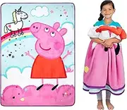 Franco Kids Bedding Super Soft Plush Micro Raschel Blanket, 62 in x 90 in, Peppa Pig